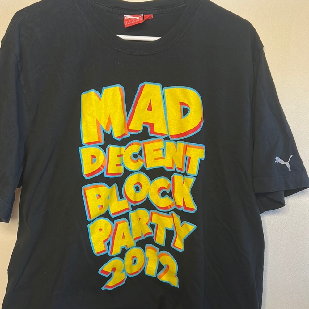 Diplo Label Rare Vintage Puma Mad Decent Block Party T-Shirt